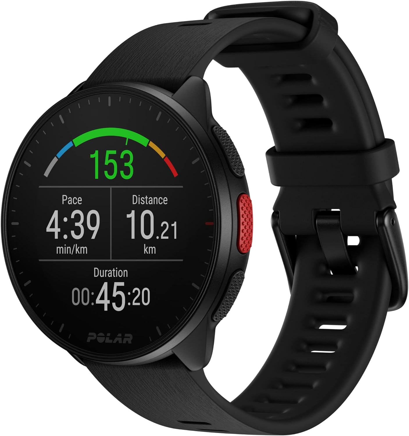 Polar Pacer Night Black S/L GPS Sportuhr Herzfrequenz Android iOS Wasserdicht - icomtech