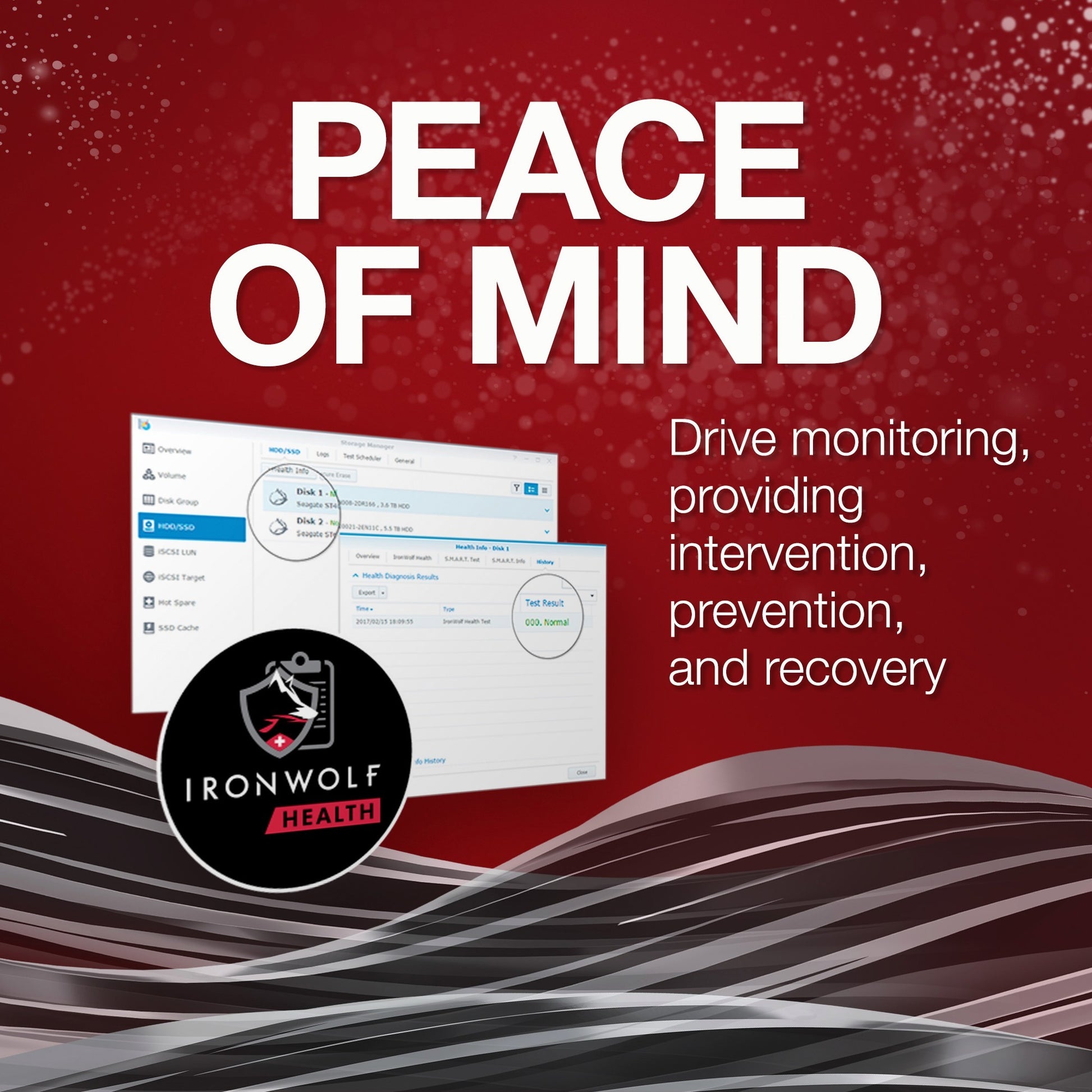 Seagate IronWolf 8 TB NAS HDD 5400 rpm 3,5 Zoll SATA 6 Gbit/s CMR (ST8000VN002) - icomtech