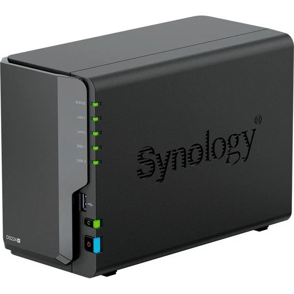 Synology DiskStation DS224+ NAS System 2-Bay 2,5"/3,5" SATA HDD/SSD Gigabit LAN - icomtech