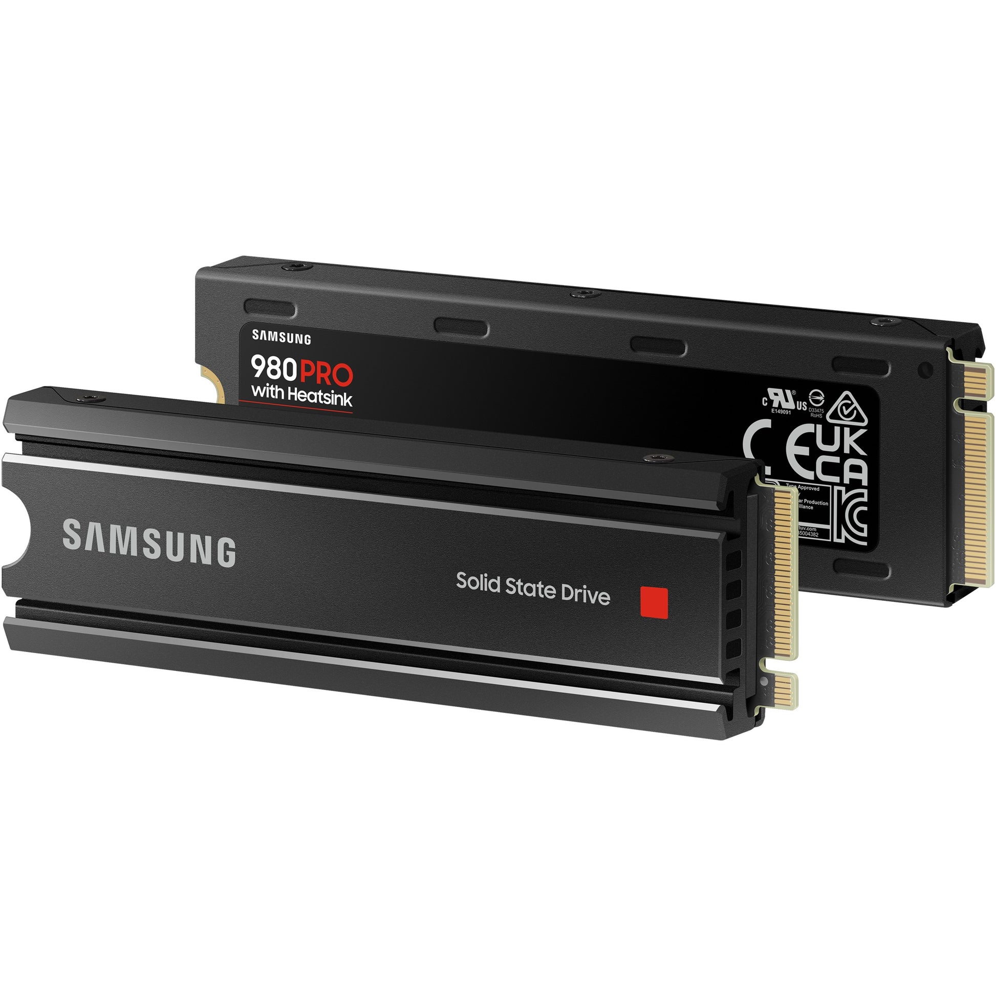 Samsung 980 Pro SSD interne Festplatte intern M.2 NVMe PCIe 4.0 Heatsink