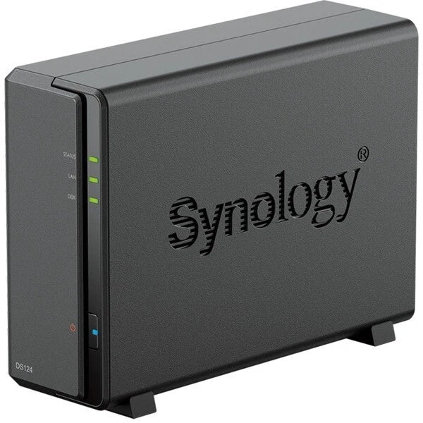 Synology DiskStation DS124 NAS Systeme 1-Bay 2,5"/3,5" SATA HDD/SSD Gigabit LAN - icomtech